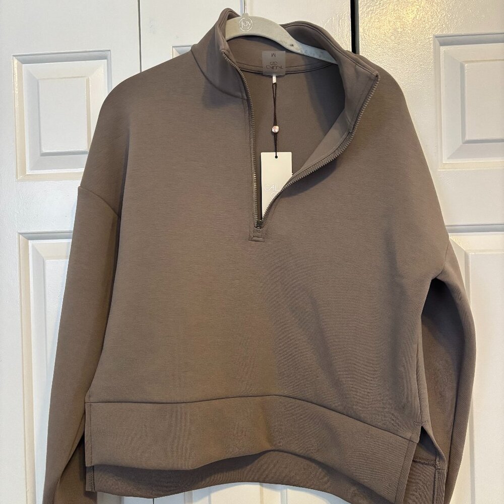 NWT Calia Soft Scuba Quarter Zip